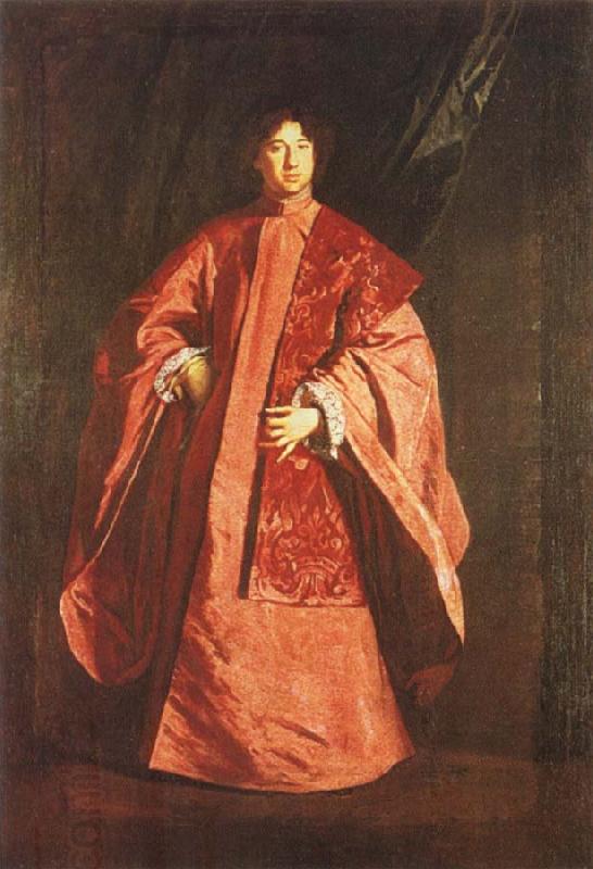 Sebastiano Bombelli Full-length portrait of Gerolamo Querini as Procurator of San Marco oil painting picture